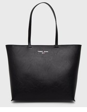 Shopper bag torebka kolor czarny - Answear.com Tommy Jeans