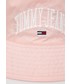Kapelusz Tommy Jeans kapelusz dwustronny kolor różowy