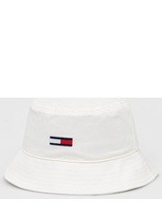 Kapelusz kapelusz bawełniany kolor biały bawełniany - Answear.com Tommy Jeans
