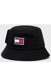 Kapelusz kapelusz bawełniany kolor czarny bawełniany - Answear.com Tommy Jeans