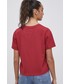 Bluzka Tommy Jeans t-shirt damski kolor czerwony