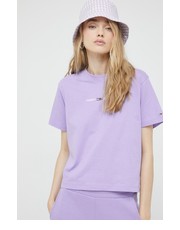 Bluzka t-shirt bawełniany kolor fioletowy - Answear.com Tommy Jeans