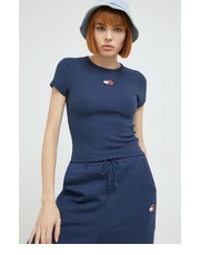 Bluzka t-shirt damski kolor granatowy - Answear.com Tommy Jeans