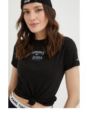 Bluzka t-shirt damski kolor czarny - Answear.com Tommy Jeans