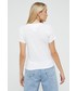 Bluzka Tommy Jeans t-shirt bawełniany kolor biały