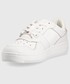 Sneakersy Tommy Jeans sneakersy skórzane Etch Basket kolor biały