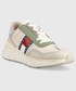 Sneakersy Tommy Jeans sneakersy Fashion Retro Run kolor beżowy