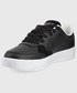 Sneakersy męskie Tommy Jeans buty skórzane kolor czarny