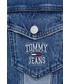 Kurtka Tommy Jeans Kurtka jeansowa damska przejściowa