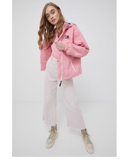 Kurtka kurtka damska kolor różowy przejściowa - Answear.com Tommy Jeans