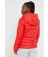 Kurtka Tommy Jeans kurtka damska kolor czerwony zimowa