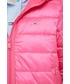 Kurtka Tommy Jeans kurtka damska kolor różowy zimowa