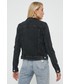 Kurtka Tommy Jeans kurtka jeansowa damska kolor czarny przejściowa