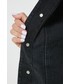 Kurtka Tommy Jeans kurtka jeansowa damska kolor czarny przejściowa