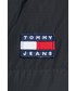 Kurtka Tommy Jeans kurtka puchowa damska kolor czarny zimowa