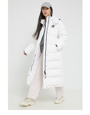 Kurtka kurtka puchowa damska kolor biały zimowa - Answear.com Tommy Jeans
