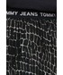 Spódnica Tommy Jeans Spódnica kolor czarny maxi rozkloszowana