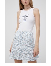 Spódnica spódnica kolor biały mini rozkloszowana - Answear.com Tommy Jeans