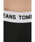 Spódnica Tommy Jeans spódnica kolor czarny mini rozkloszowana