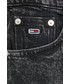 Spódnica Tommy Jeans spódnica jeansowa kolor czarny mini prosta