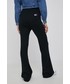Spodnie Tommy Jeans spodnie damskie kolor czarny gładkie