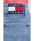 Spodnie Tommy Jeans szorty jeansowe BF6131 damskie  high waist