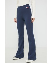 Spodnie spodnie damskie kolor granatowy - Answear.com Tommy Jeans