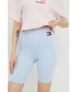 Spodnie Tommy Jeans szorty damskie z aplikacją high waist