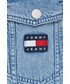 Sukienka Tommy Jeans sukienka jeansowa mini prosta