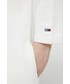 Sukienka Tommy Jeans sukienka bawełniana kolor beżowy mini oversize
