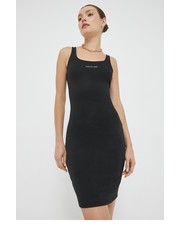 Sukienka sukienka kolor czarny mini dopasowana - Answear.com Tommy Jeans
