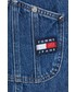 Sukienka Tommy Jeans sukienka jeansowa kolor granatowy mini prosta