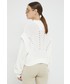 Sweter Tommy Jeans sweter bawełniany damski kolor biały