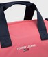 Torebka Tommy Jeans torebka kolor różowy