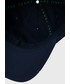 Czapka Tommy Jeans czapka bawełniana kolor granatowy z aplikacją
