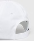 Czapka Tommy Jeans czapka bawełniana kolor biały z aplikacją