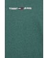 Bluza męska Tommy Jeans Bluza męska kolor zielony z kapturem z aplikacją