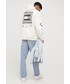 Bluza męska Tommy Jeans Bluza bawełniana męska kolor beżowy z kapturem z nadrukiem