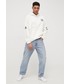Bluza męska Tommy Jeans Bluza bawełniana męska kolor beżowy z kapturem z nadrukiem