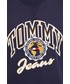 Bluza męska Tommy Jeans bluza bawełniana męska kolor granatowy z aplikacją