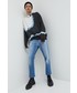 Bluza męska Tommy Jeans bluza bawełniana męska kolor czarny wzorzysta