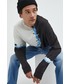 Bluza męska Tommy Jeans bluza bawełniana męska kolor czarny wzorzysta