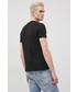 T-shirt - koszulka męska Tommy Jeans T-shirt bawełniany kolor czarny z nadrukiem