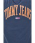 T-shirt - koszulka męska Tommy Jeans Longsleeve bawełniany z nadrukiem