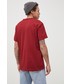 T-shirt - koszulka męska Tommy Jeans T-shirt bawełniany kolor bordowy gładki