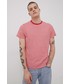 T-shirt - koszulka męska Tommy Jeans t-shirt bawełniany kolor czerwony wzorzysty