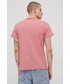 T-shirt - koszulka męska Tommy Jeans t-shirt bawełniany kolor czerwony wzorzysty