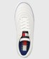 Buty sportowe Tommy Jeans sneakersy skórzane Leather Soccer Vulc kolor biały