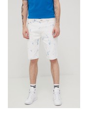 Krótkie spodenki męskie szorty BF7091 męskie kolor biały - Answear.com Tommy Jeans