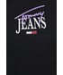 Bluza Tommy Jeans bluza damska kolor czarny z nadrukiem